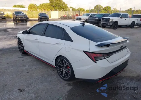 2023 Hyundai Elantra N из США, поврежденный, VIN KMHLW4AK7PU016259